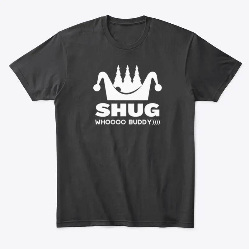 Shug White Logo Cotton Shirt 